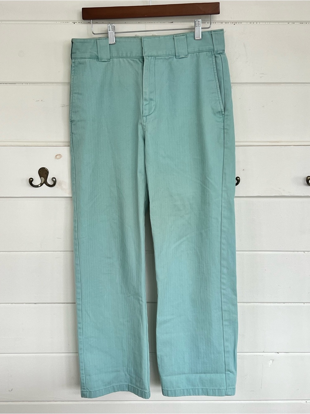 OBEY Organic Cotton Chino Mint Light Aqua Pants. Sz. 27